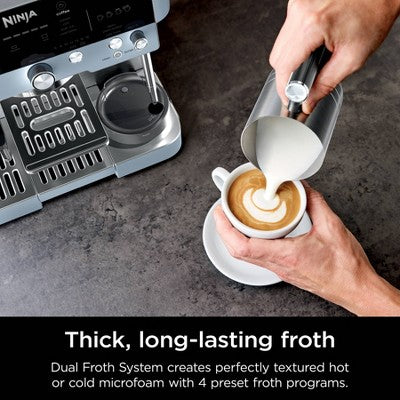 Ninja Luxe Cafe Premier Series 3-in-1 Espresso, Coffee and Cold Brew Machine Blue (LOCAL PICKUP ONLY)