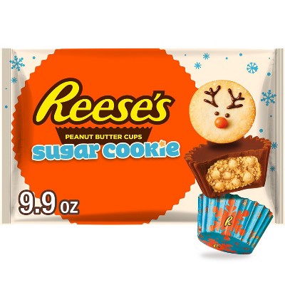 Reese's Christmas Peanut Butter Cup Sugar Cookie Miniatures - 9.9oz BB 05/26