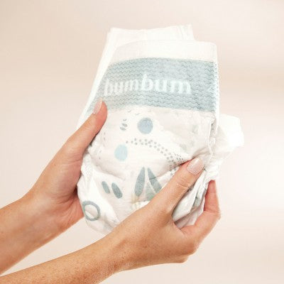 bumbum Luxury Skincare Disposable Diapers - Size 5 - 48ct