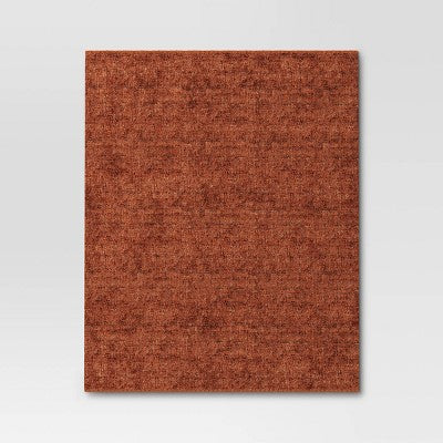 Marled Boucle Throw Blanket Orange - Threshold