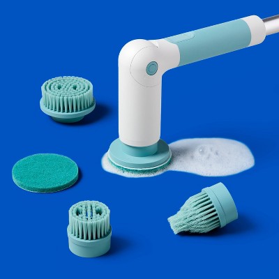 Power Scrubber with Attachments Handheld Plus Extended Handle - up&up (LOCAL PICKUP ONLY)