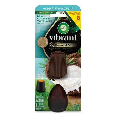 Air Wick Vibrant Essential Mist Refill - Island Coconut & Warm Sands - 0.67 fl oz