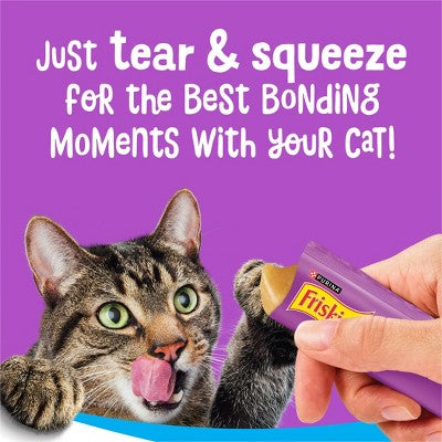Friskies Tuna Flavor lil' Lickable Cat Treats - 2oz/4ct
