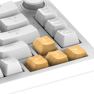 North Key Pack Wood Grain: Flexible Computer Keyboard & Mouse Accessories