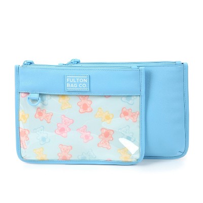 Fulton Bag Co. 2pk Leatherette Snack Pouches - Blue