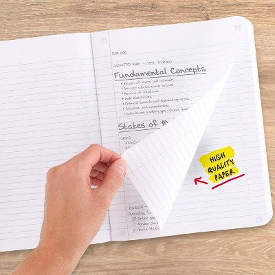 Five Star 7.5"x9.75" College Ruled Threadless Composition Book Rainbow Ramen