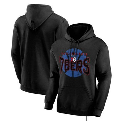 NBA Philadelphia 76ers Men's Black Hooded Sweatshirt - XL
