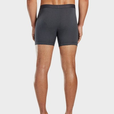 Pair of Thieves Men's 3pk SuperiAir Boxer Briefs - Gray M: Cotton Blend, Seamless, Tagless, Full Waistband Elastic, Medium