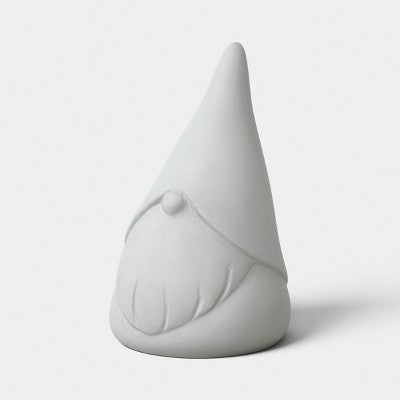 Cement Gnome Outdoor Garden Figurine Gray - Threshold