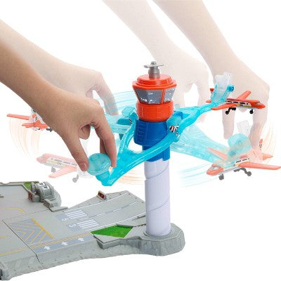 Matchbox Airport Takeoff Adventure Playset with Diecast Toy Audi Car & Plane