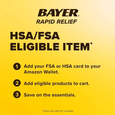 Bayer Rapid Relief Aspirin Powder - Raspberry - 20ct