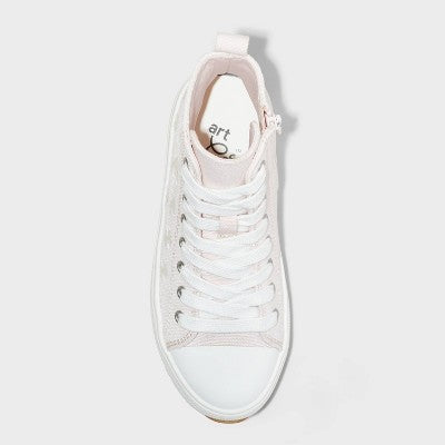 Girls' Blakely High Top Sneakers - art class Blush 13