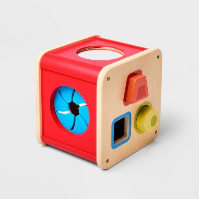 Shape Sorter - 6pc - Gigglescape: Educational Toddler Toy, Enhances Creativity & Fine Motor Skills