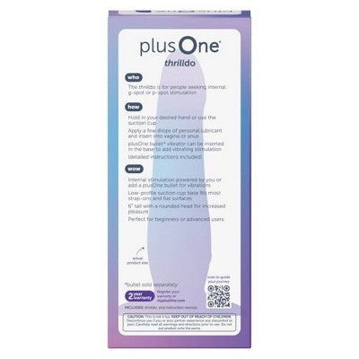 plusOne Thrilldo Internal Stimulator Dildo
