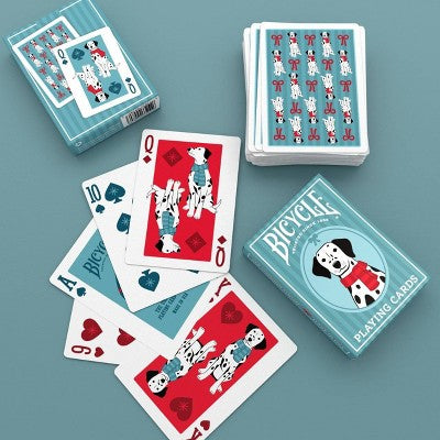 Bicycle Dalmatians Blue Playing Cards