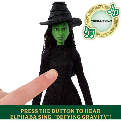 Universal Pictures' Wicked Singing Elphaba 11" Fashion Doll Posable with Removable Movie Fashions and Accessories