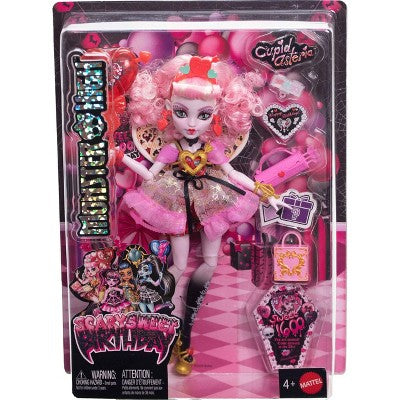 Monster High Scary Sweet Birthday Cupid Asteria Doll in Party Dress