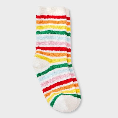 Kid's Lollipop Christmas Cozy Crew Socks - Assorted Colors 2-5