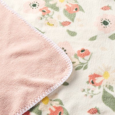 Plush Baby Blanket - Floral - Cloud Island