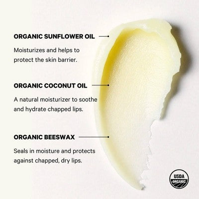 Space Camp Wellness Lip Balm - Pink Lemonade: Moisturizing, Contains Vitamin E, Certified Organic, Travel Size