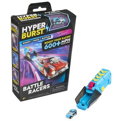 Hyper Burst Battle Racers Blue Raider Car and Launcher