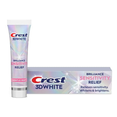 Crest 3D White Advanced Sensitivity Relief Toothpaste - 3.9oz