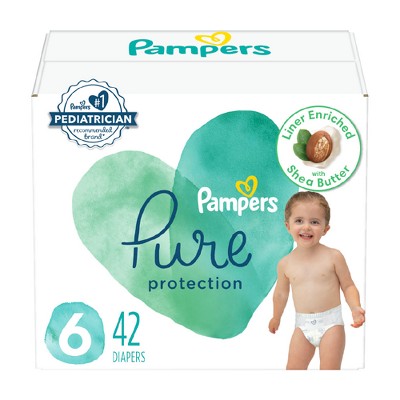 Pampers Pure Protection Diapers Super Pack - Size 6 - 42ct