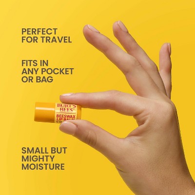 Burt's Bees Beeswax Must-Have Minis Lip Balm Set - 0.049oz/2ct: Moisturizing, Paraben-Free, Sulfate-Free, Peppermint Flavor