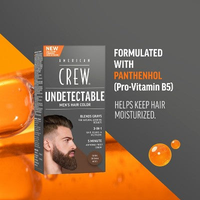 American Crew Undetectable Men's Hair Color - Dark Brown - 2.6 fl oz
