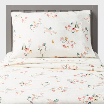 Toddler Pegasus Cotton Kids' Sheet Set - Pillowfort