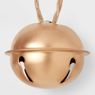 4ct Jingle Bell Christmas Tree Ornament Set Gold - Wondershop