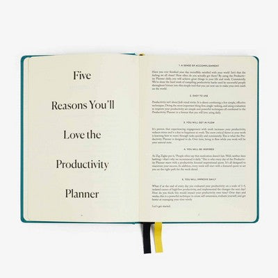 Intelligent Change The Productivity Undated Planner Teal
