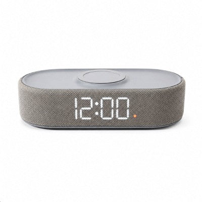 Power Tray Alarm Table Clock Gray - Capello