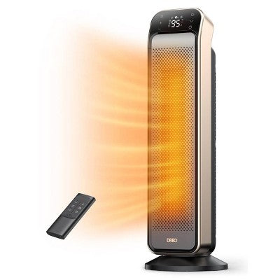 DREO 1500W Solaris Max 25" Ceramic Space Heater Oscillating Fast Heat and Ultra-Quiet ECO Mode Remote (LOCAL PICKUP ONLY)