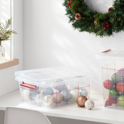 Medium Latching Christmas Storage Box - Brightroom (LOCAL PICKUP ONLY)