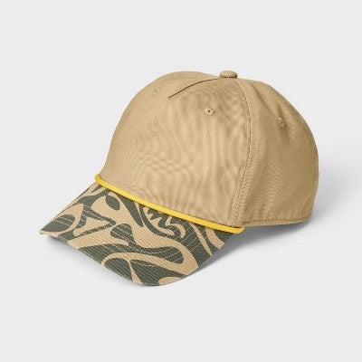 Black History Month Adult Satin-Lined Baseball Hat - Tan
