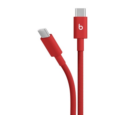 Beats USB-C to USB-C Woven Cable (1.5 m) - Rapid Red