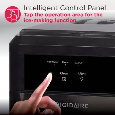 Frigidaire Nugget Ice Maker - Black Stainless Steel: Countertop Ice Machine, 44 lbs Daily Production, 2.5 lbs Storage (LOCAL PICKUP ONLY)