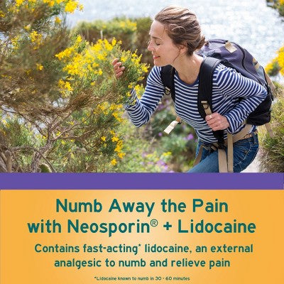 Neosporin + Lidocaine Antibiotic Treatment - 0.5oz