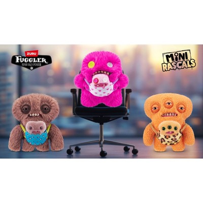 Fuggler Squidge Brown Long Pile Mini Rascals