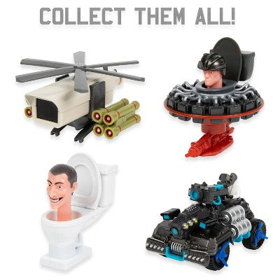 Skibidi Toilet Diecast Single Camera Copter Mini Figure - 1:64 Scale