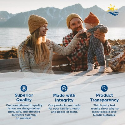Nordic Naturals Lemon Omega-3 - Aids Heart Health and Immune Support, 180 Count