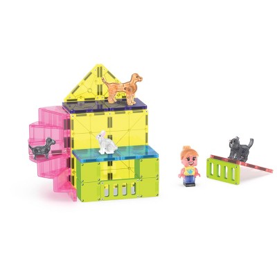 MAGNA-TILES Pet Playhouse Magnetic Building Set