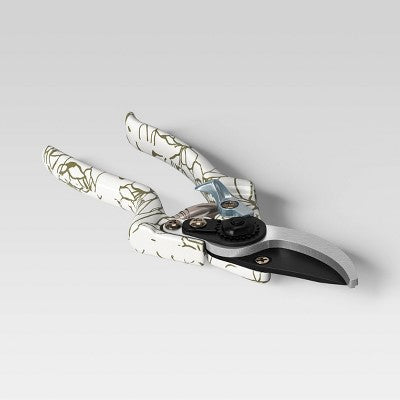 3pc Outdoor Shears Gardening Tool Set Scribble Floral Sour Cream - Threshold