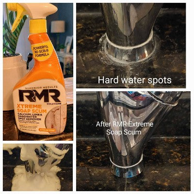 RMR Solutions Xtreme Soap Scum Remover Bathroom Cleaners - 32 fl oz: Spray Foam, Multipurpose, Unscented