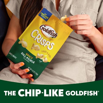 Goldfish Spicy Dill Pickle Crisps - 4.8oz