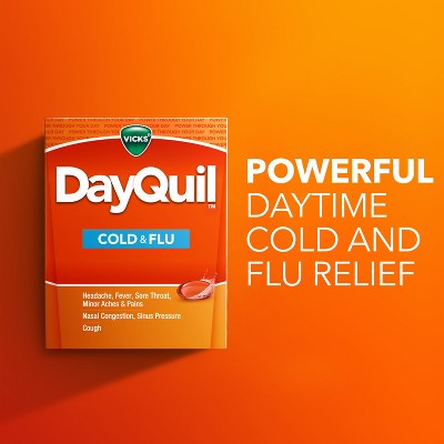 Vicks DayQuil Cold & Flu Liquicaps, 16 Count