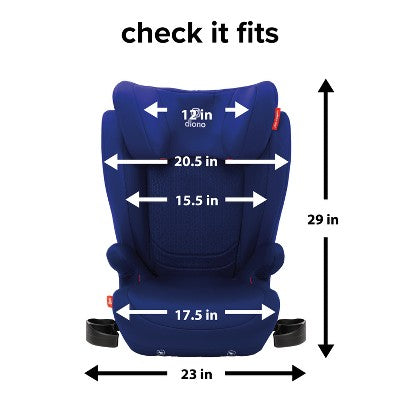 Diono Monterey 4DXT 2-in-1 Latch Expandable Belt Positioning Booster - Blue (LOCAL PICKUP ONLY)