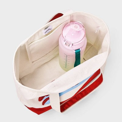 Unwell Handle Tote Bag - Red