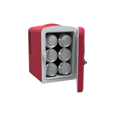 Frigidaire 6 Can Mini Personal Dorm Fridge Cooler Red